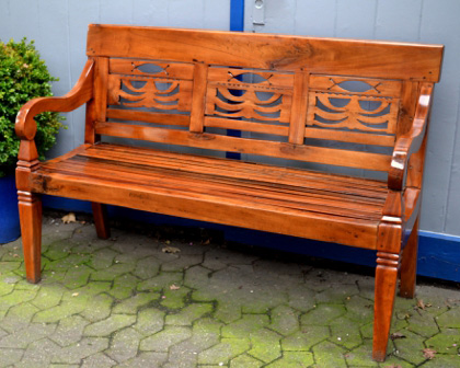 Restaurierte Gartenmöbel von Löffelsend in Düsseldorf · Beispiel 3